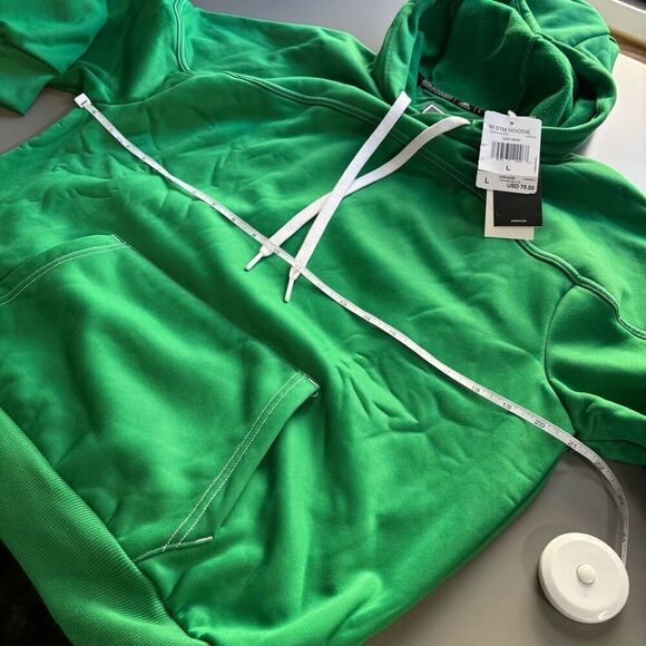 Adidas STM pullover hoodie women’s large tea green white new - Picture 6 of 12